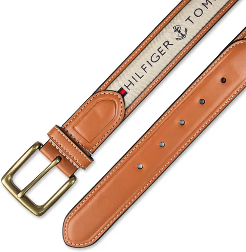 Miniatura 27 de Tommy Hilfiger Men's Fabric Inlay Casual Belt with Classic Harness Buckle