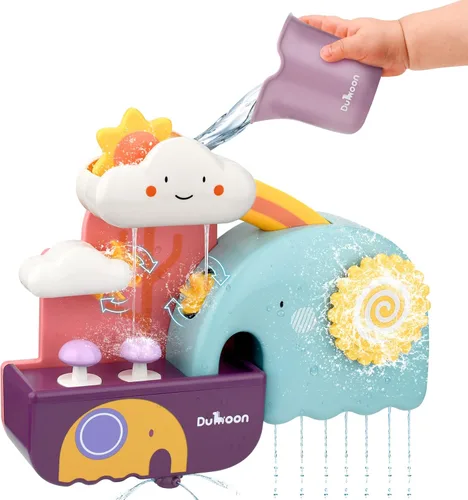 TI-TOO Juguetes de baño para bebé, divertido juguete educativo de física simple para bañera de agua, juguetes divertidos para chapotear para niños
