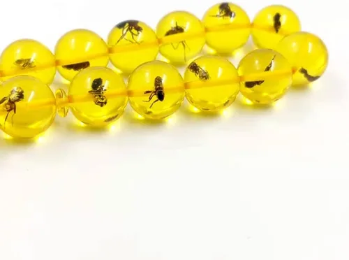 Miniatura 2 de Tasbih - Rosario islámico de resina de gran tamaño, 33 cuentas de oración musulmana, accesorios turcos, Trabizon (0.591 in x 33 cuentas)