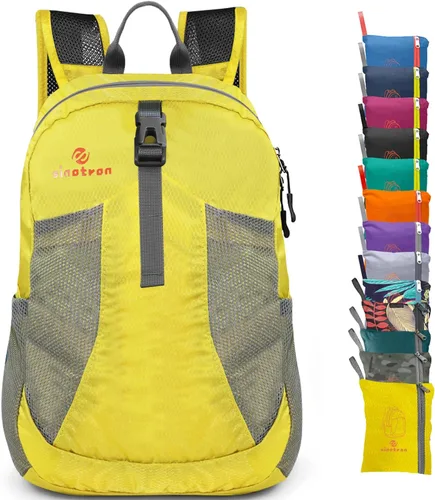 Miniatura 7 de Sinotron - Mochila de senderismo ligera y plegable de 22 l, mochila pequeña de senderismo, mochila de día para mujeres, hombres, viajes, camping