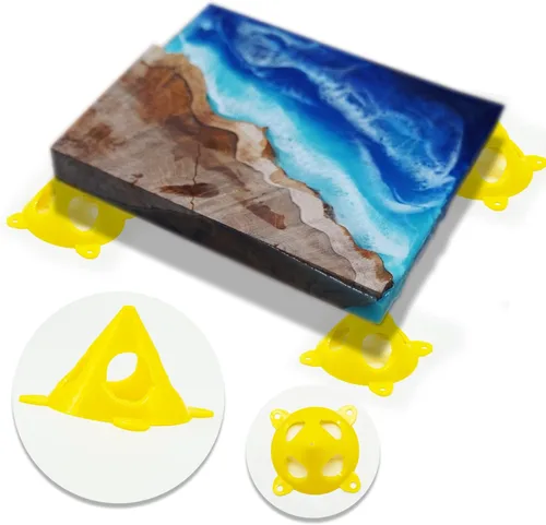 Miniatura 7 de Rueda giratoria de 11 pulgadas para esculpir tartas giratorias, soporte de mesa giratoria de pintura negra para rociar pintura, con soportes de lona
