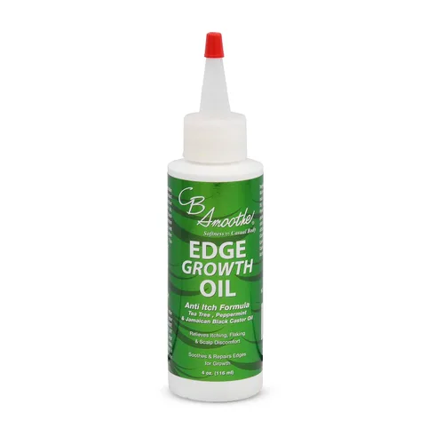 Miniatura 7 de CB Smoothe Edge - Aceite de crecimiento – Árbol de té, menta y suero de ricino negro jamaicano – Aumenta la circulación y el crecimiento – 4 onzas