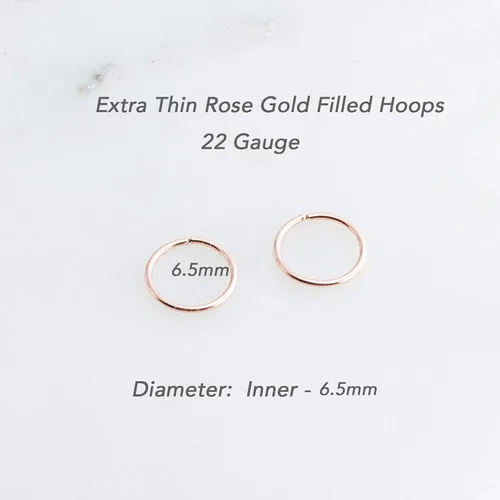 Miniatura 81 de Aretes de aro dorados y plateados para cartílago, nariz, tabique, oreja, hélix, tragus, joyería para mujer, hipoalergénicos, pequeños aros