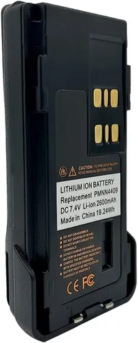 Miniatura 4 de Paquete de 5 PMNN4409 PMNN4409AR PMNN4493A PMNN4491BR PMNN4491 PMNN4412 2600mAh Li-ion Reemplazo de batería para XPR3300 XPR3300e XPR3500e XPR7588 0