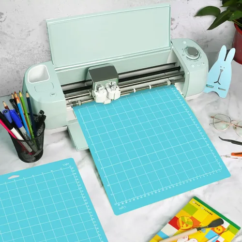 Miniatura 4 de Gwybkq Juego de 6 alfombrillas de corte ligeras, compatibles con Cricut Maker/Explore Air 2/Air/One (12 x 12 pulgadas), almohadillas adhesivas Azul