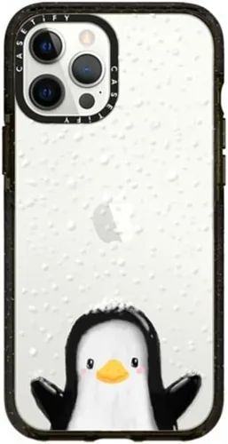 Miniatura 37 de Funda CASETiFY Impact para iPhone 12 Pro Max - Blanco Nubes - Negro Claro Nubes Blancas
