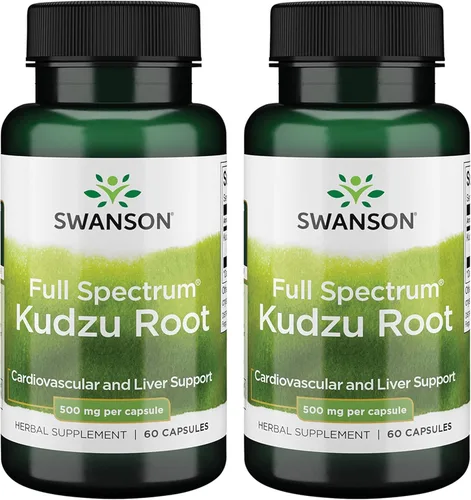 Swanson Full Spectrum Kudzu Root – Suplemento de hierbas que apoya la salud del corazón y la salud del hígado – Puede apoyar la presión arterial