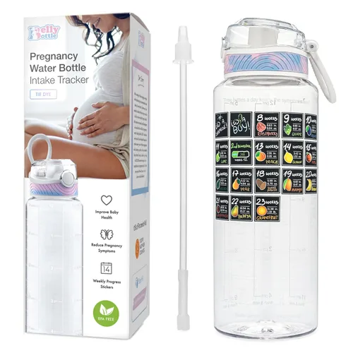 Miniatura 7 de BellyBottle Rastreador de Botella de Agua para Embarazo – Imprescindibles para el Embarazo – Regalos de Embarazo para Futura Mamá – Esenciales