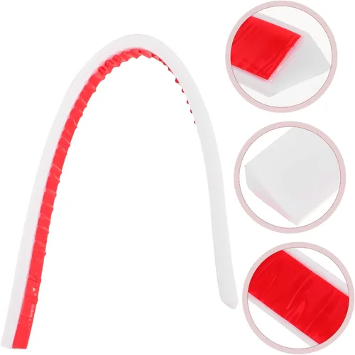 Miniatura 2 de DOITOOL Protector para bañera, barrera de agua para ducha, tapón de agua para piso, 19.7 in, silicona resistente, autoadhesiva para un fácil montaje