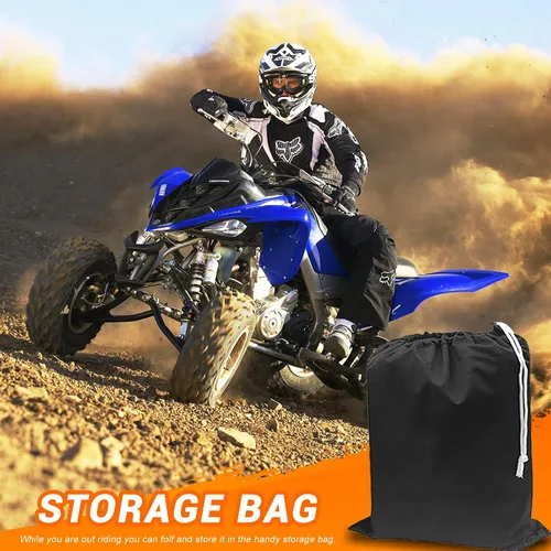 Miniatura 9 de Cubierta Impermeable para ATV, Fundas para Cuatrimotos Resistentes al Viento de Servicio Pesado, Protección para Todo Clima Fundas para Vehículos