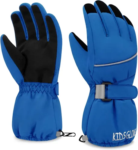 Miniatura 13 de Sarfel Guantes de nieve para niños, guantes de esquí impermeables para niños y niñas