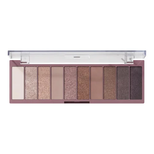 e.l.f. Paleta de Sombras de Ojos Perfect 10, Diez Tonos Ultra-pigmentados Brillantes y Mate, Vegano y Libre de Crueldad, Oro Rosa Nude (El Empaque