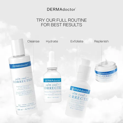 Miniatura 7 de DERMAdoctor Aceite limpiador hidratante y removedor de maquillaje; limpiador facial suave sin fragancia formulado por dermatólogos con aceite