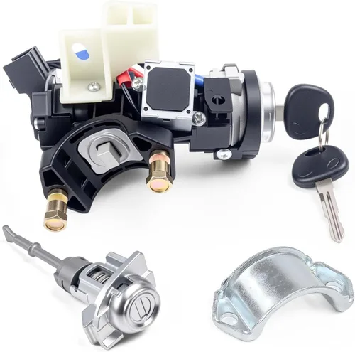 Miniatura 11 de 81905-C2510 Conjunto de interruptor de bloqueo de encendido con cerradura de 2 puertas y cerradura de guantera y llaves para Hyundai Sonata