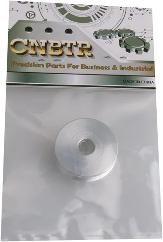 Miniatura 7 de 1.2x0.6x0.3 in aleación de aluminio de plata 0.3 in fijo sola rueda de polea en forma de V de orificio único para eje de motor 0.1-0.2 in PU correa