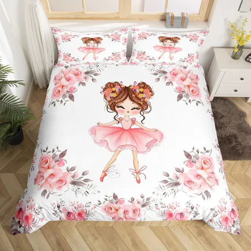 Miniatura 15 de Funda nórdica de mármol rosa tamaño individual para mujeres adultas y niñas con temática de arte abstracto Juego de ropa de cama