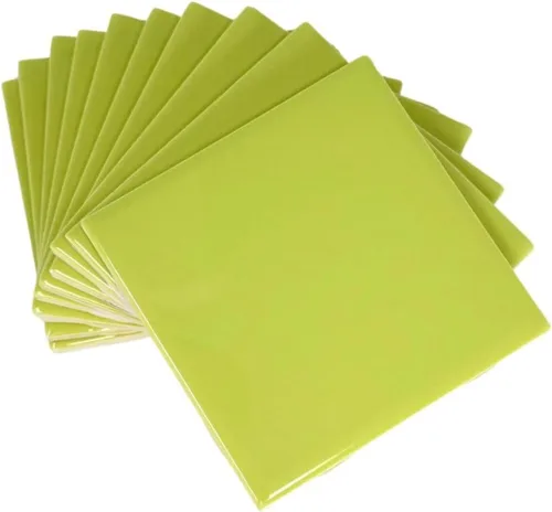 Miniatura 14 de Tenedos - Caja de 10 piezas para azulejos de cerámica brillantes de 4 1/4 pulgadas, para pared de baño y cocina, acabado brillante, aspecto clásico