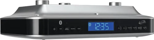 Miniatura 3 de iLive Sistema de música para debajo del gabinete con altavoces estéreo incorporados y radio FM/puerto USB, compatible con archivos MP3, puerto Aux