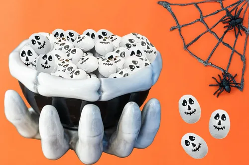 Miniatura 3 de Fruidles Surtidos de chocolate misterioso de Halloween, rellenos de bolsas de fiesta de truco o trato, láminas de diseño espeluznante, lácteos
