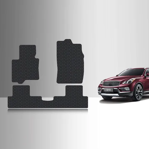 TOUGHPRO Juego de accesorios de alfombrillas (primera fila + 2da fila) para Infiniti QX50 resistente para todo tipo de clima (fabricado en Estados