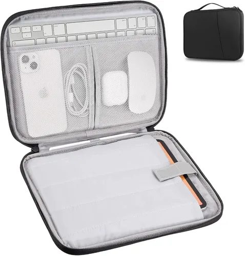 Funda de transporte para tableta de 9 a 11 pulgadas para iPad Pro 11 (2022-2018), iPad 10.9 (10.ª generación), iPad Air (5/4ª generación), Galaxy