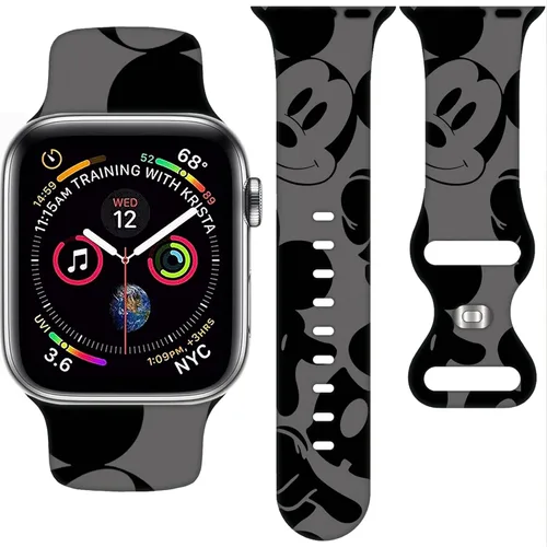 Miniatura 20 de Correa de Dibujos Animados Compatible con Apple Watch 38mm/40mm/41mm/42mm/44mm/45mm/46mm, Correas Lindas de Reemplazo para Apple Watch Series 10 9 8
