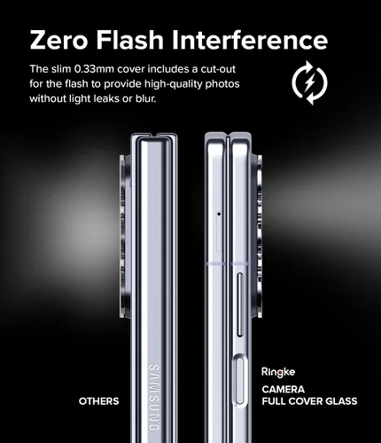 Miniatura 9 de Ringke Cristal de cámara [protección multicapa] compatible con Samsung Galaxy Z Fold 5, protector de lente de cámara de vidrio templado, 2