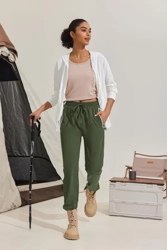 Miniatura 5 de Pinspark Pantalón de senderismo para mujer con bolsillos con cremallera
