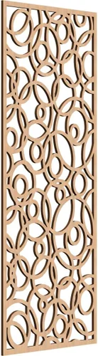 Miniatura 91 de Latrobe Paneles de pared decorativos de madera con calado, 9 3/8 pulgadas de ancho x 24 3/8 pulgadas de alto x 3/8 de alto, roble rojo rojo (Red Oak)