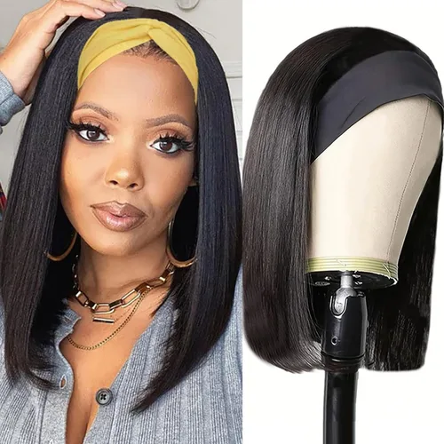 Miniatura 60 de Celiarita Media peluca de cabello humano rizado birmano 3 en 1, cordón sin costuras, con volteo por la mitad de la peluca, línea de cabello