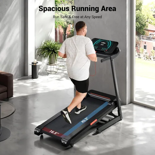 Miniatura 6 de THERUN Cinta de correr con inclinación, caminadora inclinada, cintas de correr motorizadas sin escobillas para un funcionamiento silencioso
