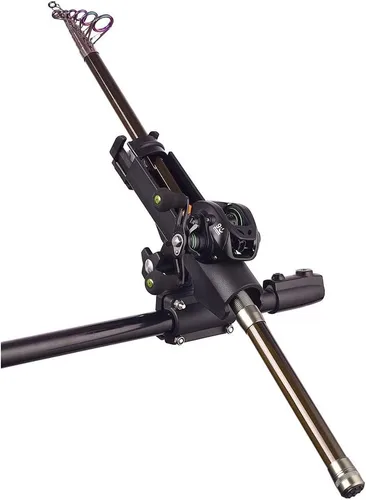 Miniatura 6 de HiUmi Adjustable Black Fishing Rod Holder for Boat Kayak Swivel Side Mount Kits Tackle