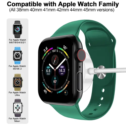 Miniatura 2 de Cargador magnético de carga rápida para Apple Watch, carga inalámbrica magnética compatible con iWatch Series Ultra/10/9/8/7/6/SE/SE2/5/4/3-[1.6