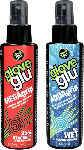 Miniatura 3 de gloveglu - Guantes de portero en espray Guantes de portero de 4.1 fl oz en aerosol MEGAgrip + guante de portero de 1.7 fl oz en aerosol para lavar