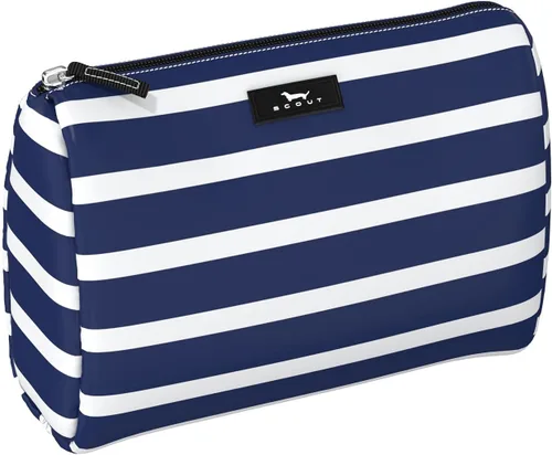 Miniatura 12 de SCOUT Packin' Bolsa de maquillaje térmica, gran bolsa de aseo y maquillaje resistente al agua para mujeres, con cierre de cremallera