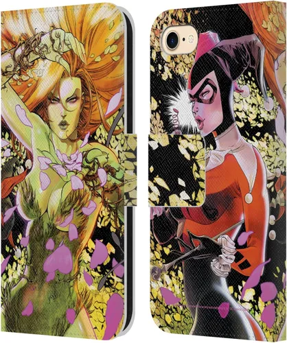 Miniatura 63 de Head Case Designs Officially Licensed Batman DC Comics Batman #609 Hush Gotham City Sirens Leather Wallet Case Compatible with Apple iPhone 7/8 / SE