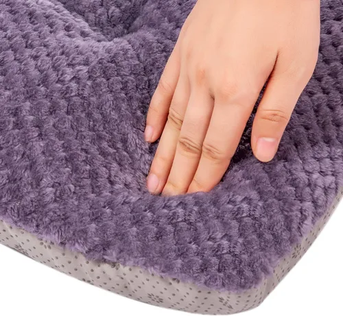Miniatura 5 de WONDER MIRACLE Fuzzy - Camas de lujo para mascotas, camas súper afelpadas para perros o gatos, ideal para jaulas de perros, apta para lavar a L-uva