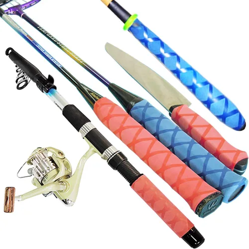 Miniatura 6 de Tubo de envoltura de manga termorretráctil, tubo en X, para mango de caña de pescar, corcho con antideslizante, impermeable y aislante, 3.3 ft. Dia