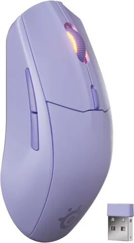 Miniatura 11 de SteelSeries Ratón inalámbrico Rival 3 Gen 2 para juegos - 2.4 GHz y Bluetooth - Sensor óptico TrueMove Air de 18000 DPI - Durabilidad de 60 millones