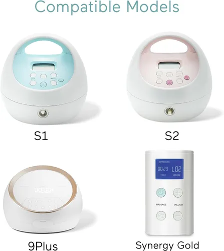 Miniatura 2 de Paruu Piezas de bomba compatibles con Spectra S1/S2/9 Plus, no accesorios originales, los reemplazos incluyen brida de 0.945 in, paquete de 2