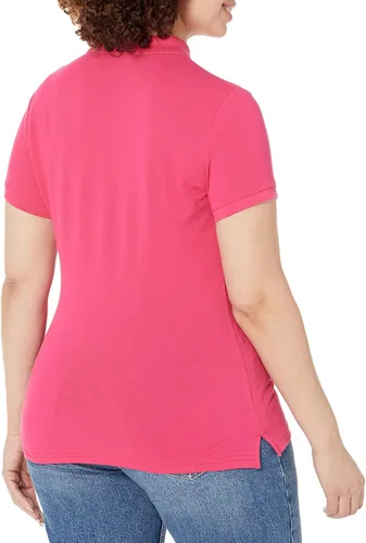 Miniatura 5 de Camiseta de polo Nautica para mujer de manga corta 5 botones transpirable 100 algodón