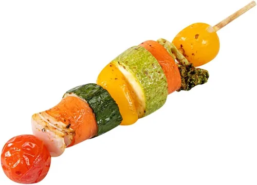 Miniatura 14 de Restaurantware Robata - Pinchos para asar de 8 pulgadas, 100 pinchos de alta resistencia, pinchos de bambú desechables congelables para verduras