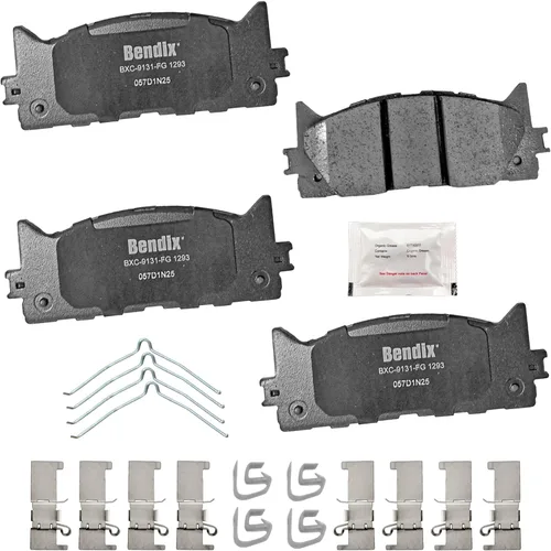 Miniatura 177 de Pastillas de freno delanteras cerámicas Bendix Priority1 CFC2302 para Hyundai Elantra 2021, Sonata 2022-2020, Kia K5 2023-2021