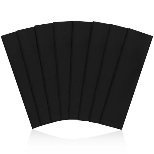 Miniatura 11 de Fishinsea Paquete de 8 diademas deportivas para mujer, tela elástica suave antideslizante, bandas para el cabello para entrenamiento diario, yoga
