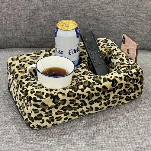 Miniatura 7 de Soporte para taza de sofá, soporte para control remoto de bebidas para el centro del sofá, cama, caravana, automóvil (beige)