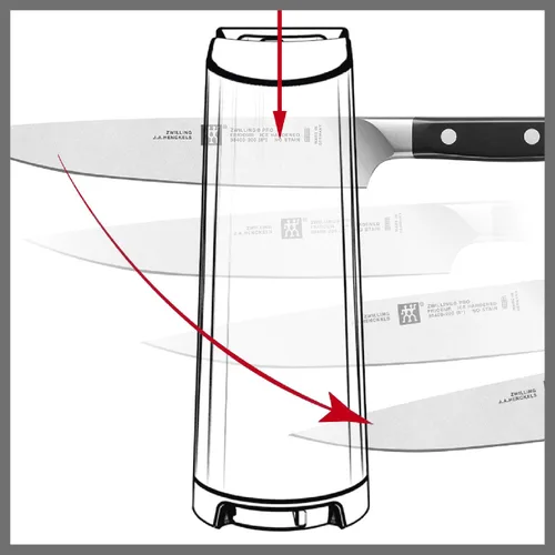 Miniatura 5 de ZWILLING V-Edge - Afilador de cuchillos, color negro