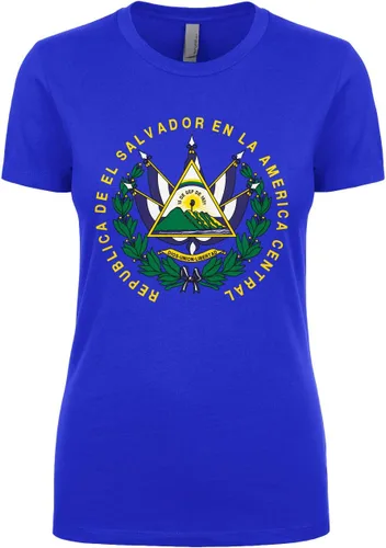 Miniatura 2 de Cybertela Camiseta para mujer con escudo de armas de El Salvador