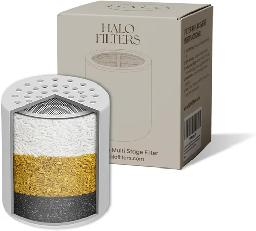 Miniatura 10 de Cabezal de ducha filtrado: filtro de ducha de alta presión para agua dura, mejora la salud del cabello y la piel, minimiza la pérdida de cabello