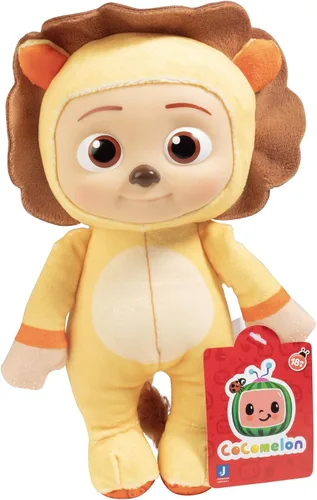 Miniatura 2 de CoComelon Paquete de 2 peluches JJ de león y koala de 8 pulgadas, con licencia oficial, juguetes de peluche suaves y esponjosos, regalo para niños