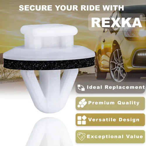 Miniatura 4 de Rexka Clips de panel de puerta de moldeo trasero para Toyota Pick-Up Pontiac Vibe 62955-20020 GM 94848834